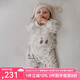 OAK FAMILY夾棉連體衣嬰兒棉服秋冬裝新生兒保暖百天男女寶寶柔暖滿月衣服 無帽子 梨果莊園【和式款】 52cm