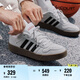 adidas「小鋸齒」D-PAD CLASSIC休閑美高風復古籃球板鞋阿迪達斯   淺灰/黑色/淺猩紅   37