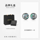 SINCE YOU日月星耀耳釘男士純銀星星太陽(yáng)氣質(zhì)耳環(huán)簡(jiǎn)約個(gè)性不對稱(chēng)單只耳飾女 日月星耀耳釘（一對）
