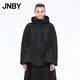 江南布衣（JNBY）【商場(chǎng)同款】25秋新品夾克外套工裝風(fēng)長(zhǎng)袖連帽風(fēng)衣5P8615160 001/本黑 XS