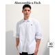 ABERCROMBIE & FITCH【爆款府綢】男裝25春夏美式經(jīng)典小麋鹿通勤長袖襯衫KI125-5255 白色條紋 XL (180/116A)