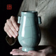 龍泉青瓷陳衛(wèi)星 哥窯手工作品 官窯·貫耳瓶 花器擺件花道工藝