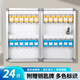 金隆興 24位鑰匙柜鑰匙箱帶鎖 鋁合金鑰匙收納鑰匙管理箱/鑰匙盒/應(yīng)急鑰匙柜壁掛/含鑰匙牌 A8024
