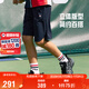 FILA斐樂兒童童裝短褲2025年夏季男中大童梭織五分褲 RD寶藍(lán)-NV 170
