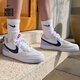 耐克酷菠蘿大童板鞋男女童運動鞋官方NIKE COURT BOROUGH IM3384 141白/深藏青/白/珍珠灰/幻影 36.5