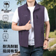 西域駱駝（VANCAMEL）馬甲男戶(hù)外速干休閑多口袋釣魚(yú)攝影坎肩上衣外套男 紫色 4XL