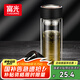 富光男女士雙層玻璃杯 支持團(tuán)購(gòu)經(jīng)典簡(jiǎn)約304茶隔水杯子便攜創(chuàng)意泡茶杯