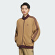 阿迪達斯 （adidas）三葉草系列 男 KNIT TRACK TOP 針織外套 KC2620 卡其棕  S 