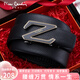 皮爾卡丹（pierre cardin）皮帶男自動扣男士腰帶頭層牛皮Z字商務(wù)禮盒七夕情人節(jié)禮物送男友 時尚金色/頭層牛皮/專柜禮盒 115cm /115-125cm隨機發(fā)