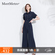 MeetMetro瑪依爾時尚通勤連體褲女2025夏季新款工裝風(fēng)休閑連體衣 藏藍(lán)色【現(xiàn)貨閃電發(fā)】 XL