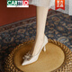 卡帝樂(lè )鱷魚(yú)（CARTELO）313233小碼高跟鞋女3公分時(shí)尚單鞋女覆古法式小跟鞋舒適低跟鞋女 杏色全羊皮水鉆（跟高5cm） 32 軟皮軟底