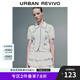 UR2025春季新款女裝減齡學(xué)院風(fēng)蝴蝶結(jié)肌理針織開(kāi)衫UYY950055 本白 L