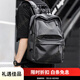 HRTON MOGULVXING品牌新款大學(xué)生書(shū)包男士雙肩包男休閑背包大容量電 黑色
