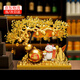 貝漢美（BHM）發(fā)財樹新店開業(yè)擺件高檔招財貓送人開張搬家喬遷禮物辦公室裝飾品 【京倉速發(fā)】八方來財【禮盒裝】