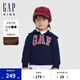 Gap【大小童同款】男女童logo抓絨衛(wèi)衣外套646082 海軍藍(lán) 90 cm(1-2歲)亞洲尺碼