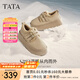 他她（TATA）復(fù)古厚底勃肯鞋女鞋加絨保暖單鞋毛毛鞋雪地靴冬WDX24DM4 灰駝（仿毛里） 37