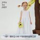 jnby by JNBY江南布衣童裝無袖連衣裙夏寬松休閑長款背心裙女童兒童1N5G13510 101漂白 160 cm