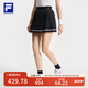FILA 韓素希同款蘇珊裙|斐樂官方女裝2025夏新款網(wǎng)球運動百褶裙短裙 深黑-BK M 165/66A/M