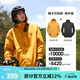 駱駝（CAMEL）三防沖鋒衣戶外登山服防水防風(fēng)防污三合一保暖時尚運(yùn)動外套 A9W214119AX，谷子黃，男 S