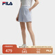 FILA 楊冪同款|斐樂官方女裝針織短褲2025夏新款時尚寬松小方格三分褲 冰心藍(lán)-LB L 170/70A/L