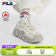FILA 斐樂官方女鞋復(fù)古運(yùn)動(dòng)鞋2025春加絨可頌鞋休閑鞋老爹鞋