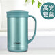 虎牌（TIGER） 304不銹鋼真空保溫杯茶杯咖啡杯帶濾網(wǎng)CWM-A050 500ml 高光銀藍(lán)(AM)