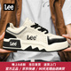Lee男鞋休閑鞋男厚底韓版面包鞋潮流百搭經(jīng)典運(yùn)動(dòng)板鞋增高鞋子男潮鞋 黑色 43 【偏大/請(qǐng)拍小一碼】