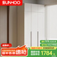 雙虎現(xiàn)代簡約輕奢衣柜四五門臥室家用轉(zhuǎn)角妝臺一門到頂衣櫥23102 3門衣柜+頂柜