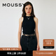 moussy 女裝新款簡約風(fēng)肌理感純色針織背心女010GAS80-5070 020黑色 均碼
