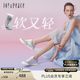 真美詩董潔同款月光飛行秋季羊皮銀色德訓(xùn)鞋女 銀色 36 