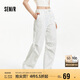 森馬（Semir）休閑褲女抽繩闊腿褲浪漫少女感2025夏季森系碎花長(zhǎng)褲109325127002
