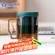 蘇氏陶瓷（SUSHI CERAMICS）青靈玻璃泡茶杯綠色陶瓷內(nèi)膽過濾茶隔水杯中國風文創(chuàng)伴手禮
