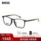 HUGO BOSS雨果博斯眼鏡碳纖維商務(wù)方框可配近視鏡架 1716 KB7
