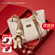 CAKNLS&KALRY輕奢包包女款2025年單肩包托特女包七夕情人節(jié)生日禮物送女友老婆 卡其色 禮盒裝