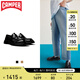 看步（CAMPER）Walden新款男鞋多色復(fù)古樂福鞋增高商務(wù)通勤戶外軟底休閑皮鞋 黑色019 42 寬腳/高腳背建議拍偏大一碼