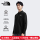北面（The North Face）長袖襯衫男25春夏新款戶外運(yùn)動(dòng)舒適休閑透氣防曬衣襯衣外套4NCQ JK3/黑色 XL/180