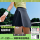 蕉下高彈運(yùn)動(dòng)短裙女涼感透氣速干健身休閑短裙運(yùn)動(dòng)網(wǎng)球半身裙褲 月夜藍(lán) L