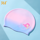 361°兒童泳帽不勒頭防水男女童游泳帽子硅膠泳帽加大款護耳帽