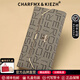 CHARFMX&KIEZH品牌ck女士錢(qián)包長(cháng)款手拿包錢(qián)夾多卡位大容量卡包情情人節生日禮物 米白色 禮盒包裝送女友送老婆