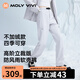 MOLY VIVI立裁沖鋒軟殼褲女夏薄款防風(fēng)防雨水修身直筒運(yùn)動褲工裝褲魔力薇薇