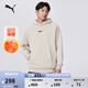 彪馬（PUMA）加絨純色秋冬衛(wèi)衣套頭衫男女情侶長袖連帽運動上衣534364 仙人掌色-41 2XL (190/108A)