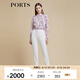 PORTS寶姿商場(chǎng)同款春季新品女裝長(zhǎng)袖襯衫上衣LD8B104PPT028 粉色印花 XL (10)