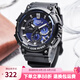 卡西歐（CASIO）手表男 時尚休閑運動表 多功能防水石英學(xué)生表考試表男表 MCW-200H-2A 店長推薦