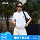 MLB短袖男女情侶百搭休閑經(jīng)典純色T恤25春季新款3ATSB0153-50WHS-M