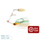 釣之屋 胡須佬旋轉(zhuǎn)復(fù)合亮片SPINNER BAIT鱸魚路亞餌 頭重7g/10g鉛頭鉤 頭重7克 米黃