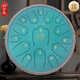 阿薩斯空靈鼓15音小13寸成人兒童初學(xué)鋼舌鼓禮物 蓮花款-斑點綠