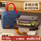 泰福高（TAFUCO）玻璃冰箱保鮮盒高硼硅上班族飯盒微波爐帶餐具2個裝 T7711