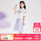 笛莎（DEESHA）笛莎童裝女童優(yōu)雅氣質(zhì)套裝夏裝中大童蘇博聯(lián)名新中式套裝