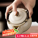 唐豐汝窯手抓壺二才蓋碗茶杯單個防燙陶瓷泡茶壺開片可養(yǎng)高檔一人茶具