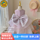 G.DUCK KIDS童裝女童連衣裙夏季兒童公主裙夏天生日禮服蓬蓬裙女孩蝴蝶結(jié)裙子 粉紫色 100 建議90-100cm2-3歲